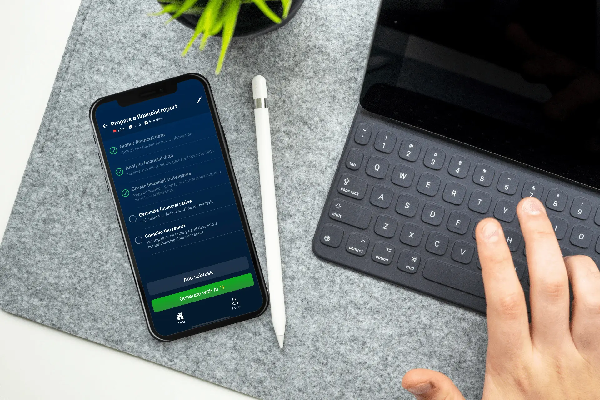 Main Task Sub Task Ui SubTask AI - Task Management App — SubTask AI